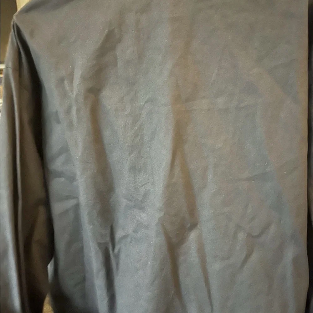 Vintage King Louie Windbreaker Jacket Medium Black - Picture 3 of 3